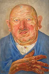 German Butcher By Boris Grigoriev