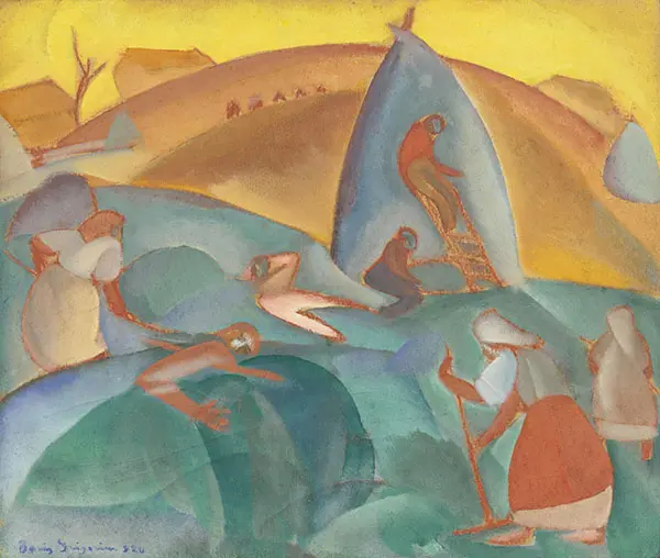 Harvest By Boris Grigoriev