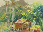 Native Hut Brazil By Boris Grigoriev