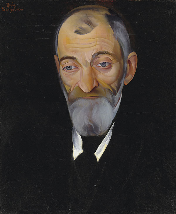 Portrait of Lev Shestov by Boris Grigoriev | Oil Painting Reproduction