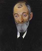 Portrait of Lev Shestov By Boris Grigoriev