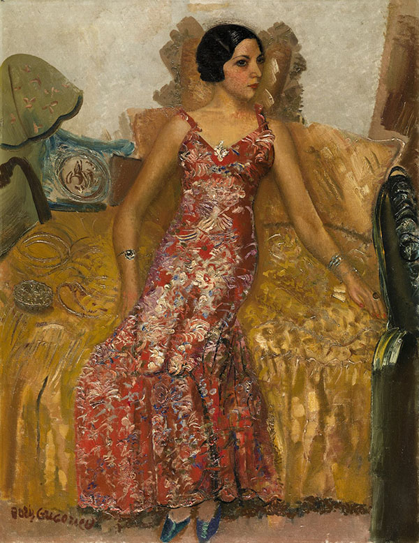 Portrait of Selma Alexander by Boris Grigoriev | Oil Painting Reproduction