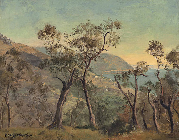 Summer Landscape 1902 by Boris Grigoriev | Oil Painting Reproduction