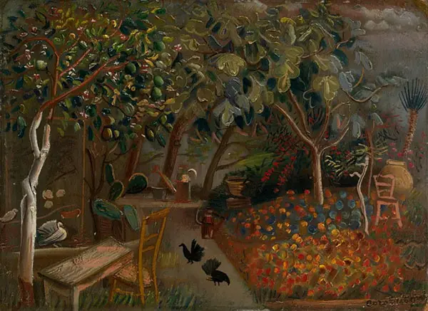 The Garden at Borisella 1937 By Boris Grigoriev