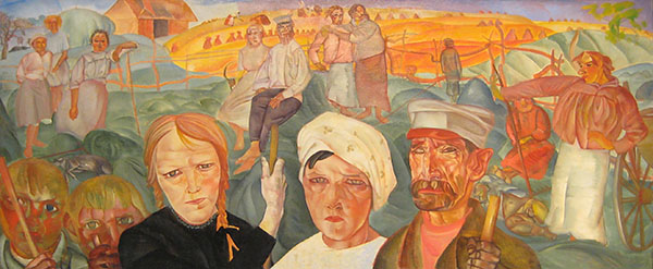 The People's Land by Boris Grigoriev | Oil Painting Reproduction