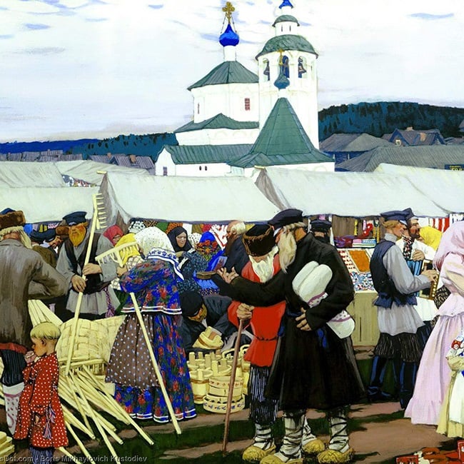 Oil Painting Reproductions of Boris Kustodiev