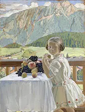 Irina Kustodiyeva By Boris Kustodiev