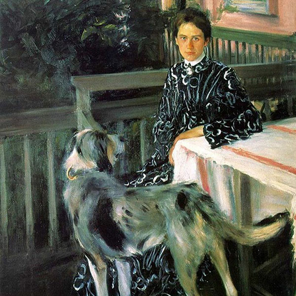 Portrait of Julia Kustodieva 1903 | Oil Painting Reproduction