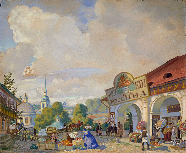Province 1910 by Boris Kustodiev | Oil Painting Reproduction
