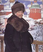 Self Portrait II By Boris Kustodiev