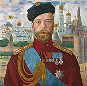 Tsar Nicholas II By Boris Kustodiev