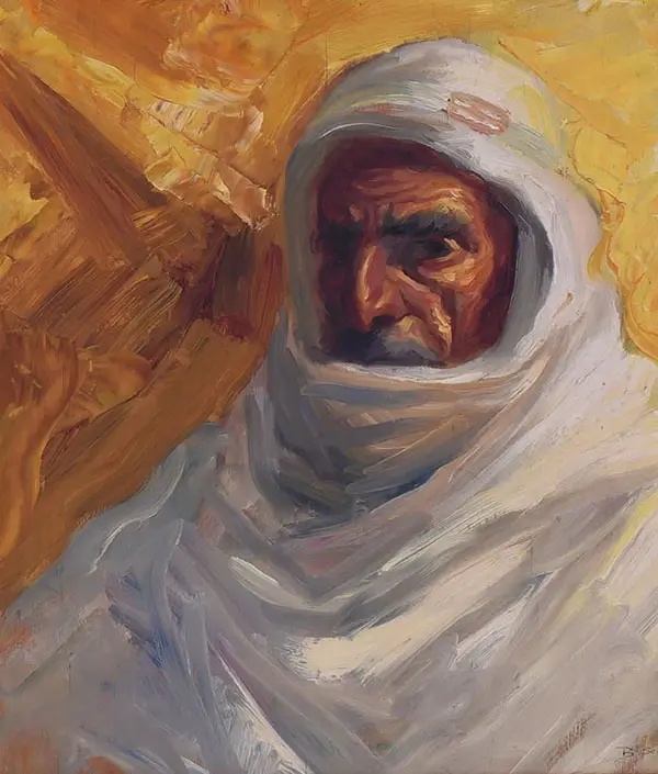 A Robed Man By Boris Schatz