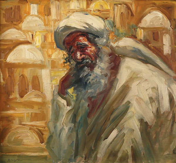 Old Man by Boris Schatz | Oil Painting Reproduction
