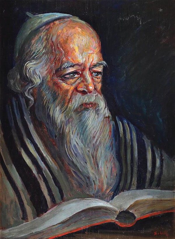 Portrait of Old Jew by Boris Schatz | Oil Painting Reproduction