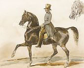A Gentleman on Horseback By Theodore Gericault