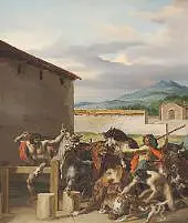 Cattle Market By Theodore Gericault