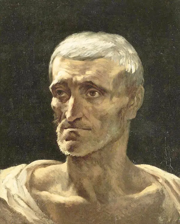 Head of a Shipwrecked Man By Theodore Gericault