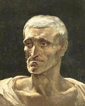 Head of a Shipwrecked Man By Theodore Gericault
