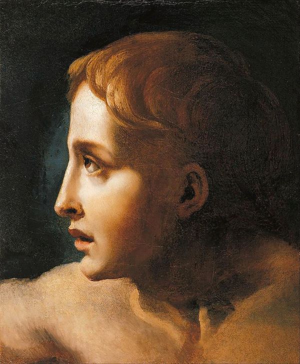 Head of a Youth by Theodore Gericault | Oil Painting Reproduction
