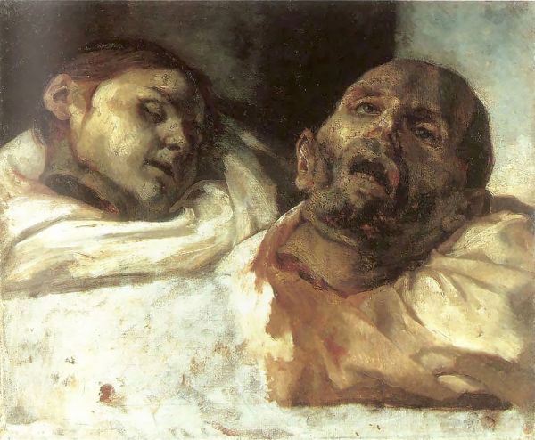 Heads of Torture Victims by Theodore Gericault | Oil Painting Reproduction