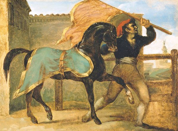 Horse Race by Theodore Gericault | Oil Painting Reproduction