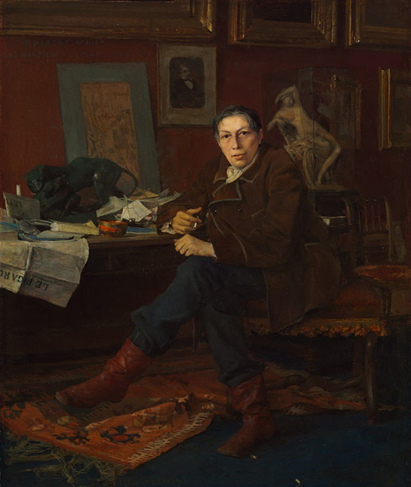 Albert Wolff in his Study 1881 | Oil Painting Reproduction