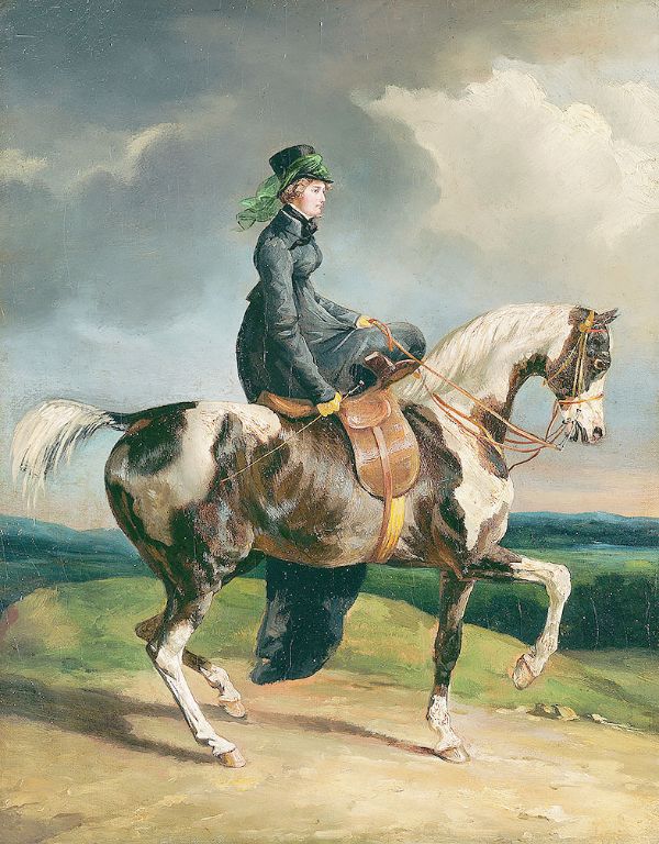 Horsewoman by Theodore Gericault | Oil Painting Reproduction