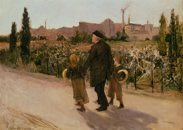 All Souls Day c1882 by Jules Bastien Lepage | Oil Painting Reproduction