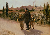 All Souls Day c1882 By Jules Bastien Lepage