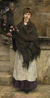 Flower Seller in London By Jules Bastien Lepage