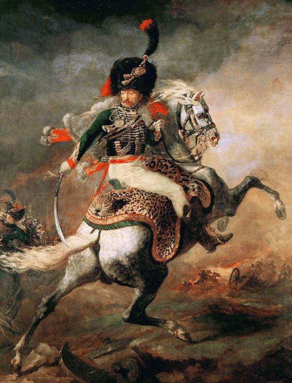 Officer of the Hussars by Theodore Gericault | Oil Painting Reproduction
