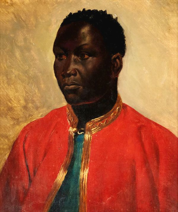 Portrait of a Negro by Theodore Gericault | Oil Painting Reproduction