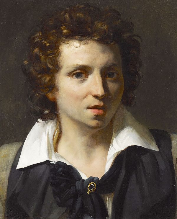 Portrait of a Young Man by Theodore Gericault | Oil Painting Reproduction