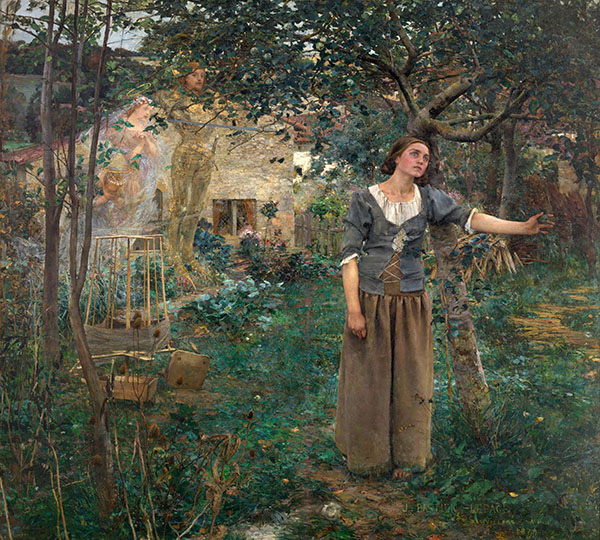 Joan of Arc 1879 by Jules Bastien Lepage | Oil Painting Reproduction