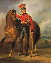 Red Lancer of the Imperal Guard By Theodore Gericault