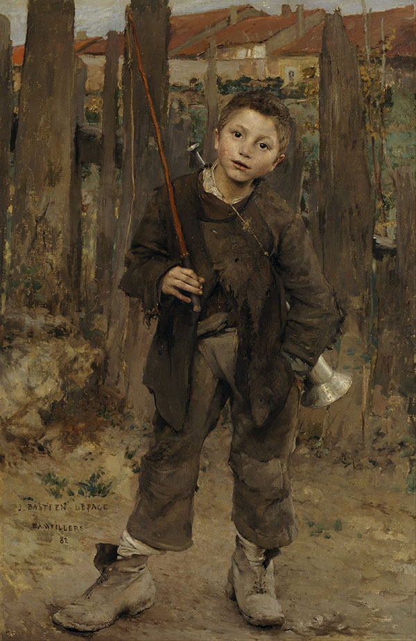 Nothing Doing by Jules Bastien Lepage | Oil Painting Reproduction