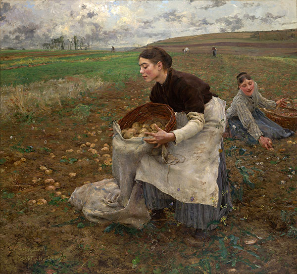 October 1878 by Jules Bastien Lepage | Oil Painting Reproduction