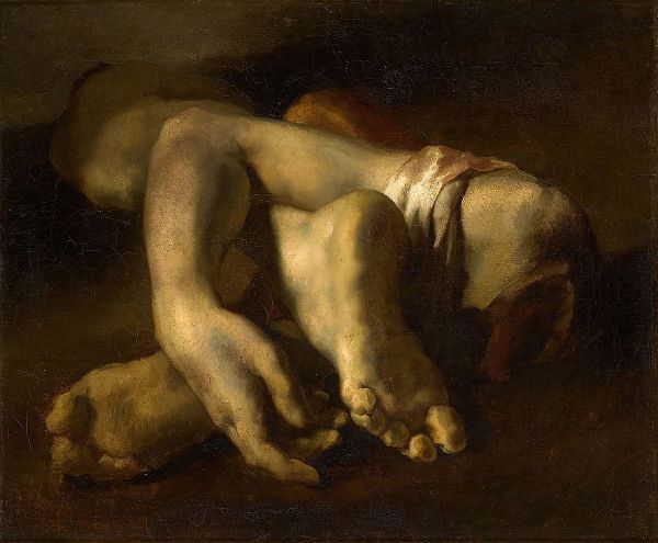 Study of Feet and Hands by Theodore Gericault | Oil Painting Reproduction