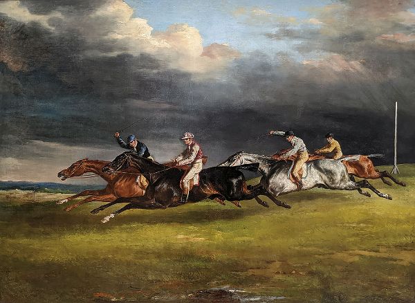 The Epsom Derby 1821 by Theodore Gericault | Oil Painting Reproduction
