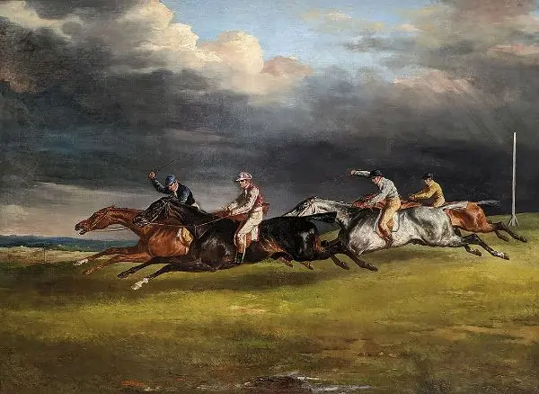 The Epsom Derby 1821 By Theodore Gericault