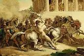 The Race of The Riderless Horses By Theodore Gericault