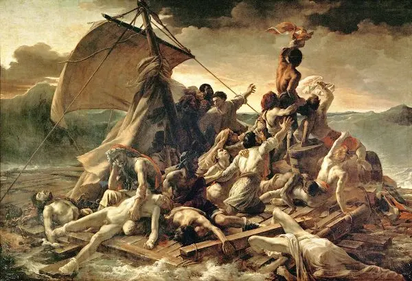 The Raft of The Medusa By Theodore Gericault