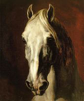The White Horse By Theodore Gericault