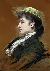 Portrait of Mrs. Lebegue By Jules Bastien Lepage