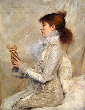 Portrait of Sarah Bernhardt By Jules Bastien Lepage