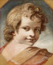 Head of a Boy By Sir Joshua Reynolds