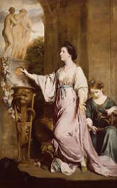 Lady Sarah Bunbury Sacrificing to the Graces By Sir Joshua Reynolds