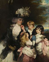 Lady Smith Charlotte Delaval and her Children By Sir Joshua Reynolds