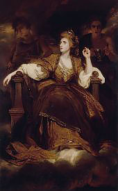 Mrs. Siddons as the Tragic Muse 1789 By Sir Joshua Reynolds