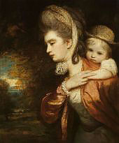 Mrs. Stephen Payne Gallwey and her Son By Sir Joshua Reynolds